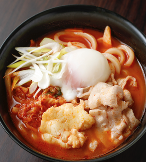 スンドゥブチゲ豚カルビチーズうどん
