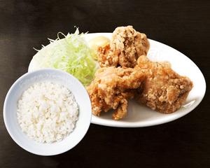 鳥のから揚げ・ライスセット