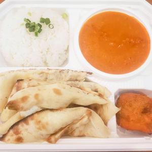 チキンキーマカレーBOX(ナン・ライスハーフ付)