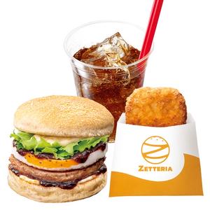 ゼッテリア ZETTERIA 【モーニングセット】月見モーニングマフィン Tsukimi Sausage Muffin with Egg Set