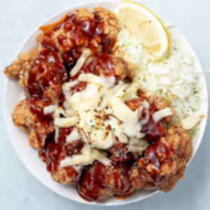 ヤンニョムチーズからあげ丼