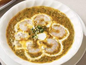 ほうれん草エビカレー Spinach ＆ Prawn Curry