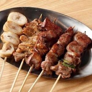 角吉のもつ焼き盛り(5本)塩