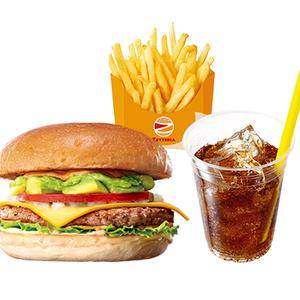 【セット】アボカドチーズバーガー　Avocado Cheeseburger Set