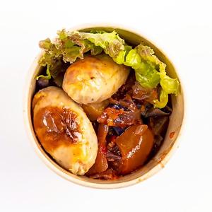 イタリアンソーセージと旬の野菜料理 4本