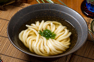 かけうどん Udon noodles in a hot soup
