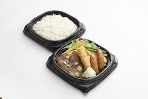 牛カットステーキミックス弁当
