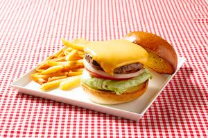 チェダー チーズ バーガー
