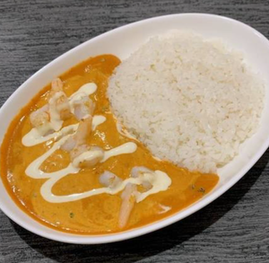 バタープラウンカレーライス Butter Prawn Curry Rice
