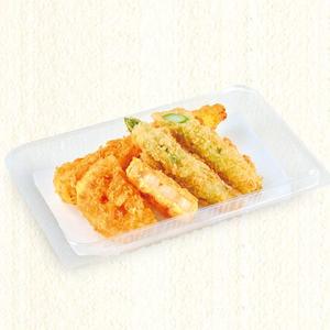 かつ庵 野菜フライ盛り合わせ Assorted Fried Veggies