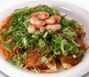 炎炎スペシャル(そば・うどん・ピリ辛麺から選べます)