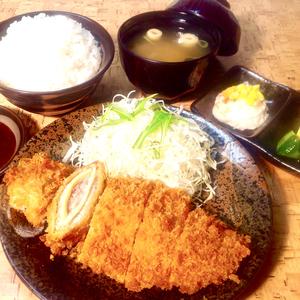 チーズ重ねカツ定食【とんかつソース】