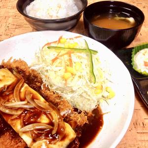 チキンカツ定食【チーズ＆デミグラスソース】