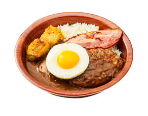 肉盛ハンバーグカレー