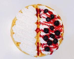 ブルーベリー＆ブルーベリーソース＆ミルククリーム