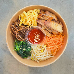 【豚肉と彩り野菜】塩だれサムギョプサルビビンパ Samgyeopsal Bibimbap