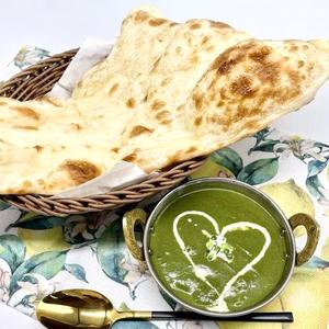 ほうれん草チキンカレーセット/Sag Chicken Curry Set