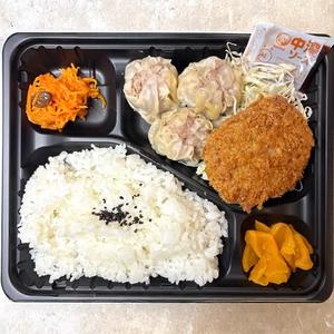 メンチカツ＆焼売弁当