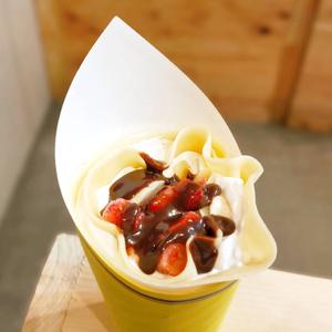 チョコバナナいちごホイップ
