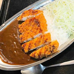ロースカツ黒カレー