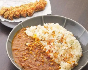 季喜のキーマカレー[豚カツ乗せ]※辛さ★★★