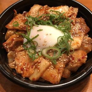 豚バラキムチ丼