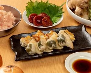 梅シソ餃子(5個) Ume plum and Shiso Perilla GYOZA(chichen)