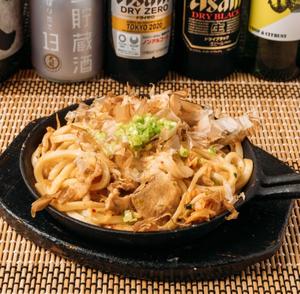 豚キムチ焼きうどん