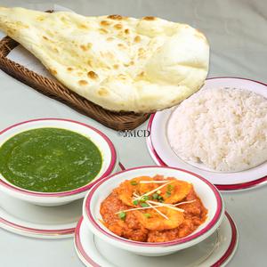 (当店人気NO-1)2種類カレーセット 2Types Of Curry Set