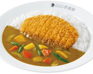 ロースカツカレー+やさい