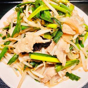 ニラ肉炒め定食