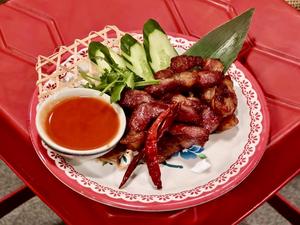 豚肉の一夜干し揚げ