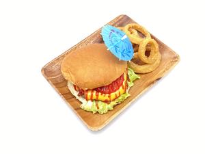 チーズバーガーオニオンフライセット