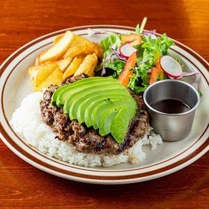 アボカドハンバーグステーキ