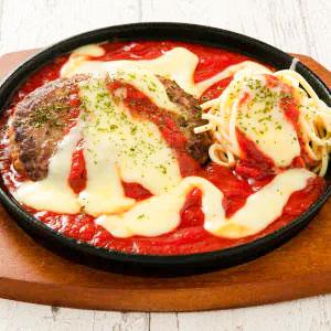 トマトソース煮込みハンバーグ