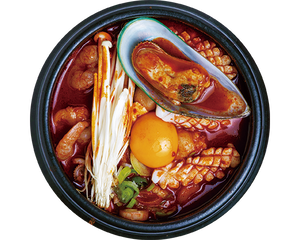 海鮮たっぷりスンドゥブチゲ(ご飯付き)