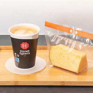 1/1000のシフォンケーキ(1/8カット)ベーシックドリンクセット