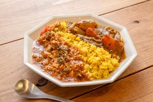 濃厚ベジ旨＆ほろほろチキンカレー(あいがけ)