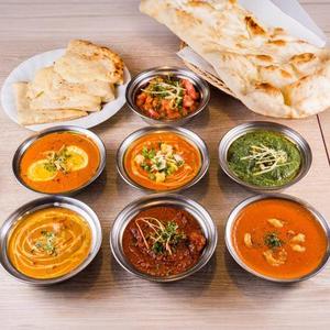 お好みナン＆お好みカレー(シーフード) Choice of Naan ＆ Curry (Seafood)