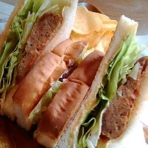 ハンバーグトースト