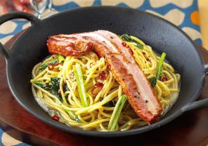 一枚ベーコンのペペロン並盛300gPeperoncino with One-Piece Bacon - Regular Portion of 300g