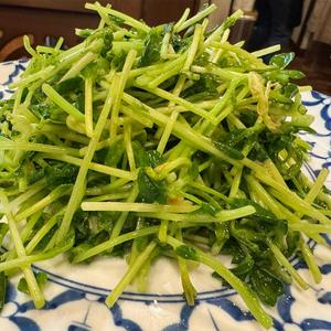 豆苗とキクラゲのシャキシャキサラダ和え