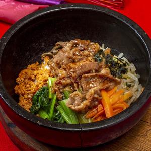 牛カルビの石焼ビビンパ