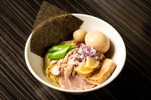 (特製)鶏とレモンの塩まぜそば