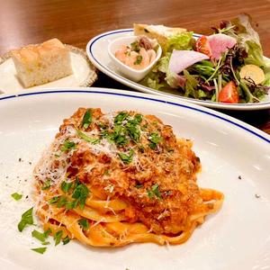 デリバリー限定 ボリューム満点パスタセット ミートソースのスパゲッティ
