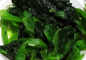 油そば研究所 ほうれん草