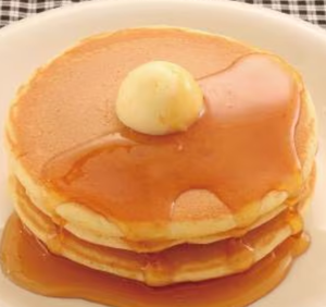 北海道 ホットケーキ (2枚)【メープルシロップ・マーガリン】