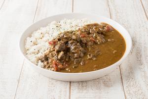 国産黒毛和牛の牛すじヤドカリー【甘口】+タルタルたまご
