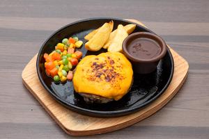 チェダーチーズハンバーグ