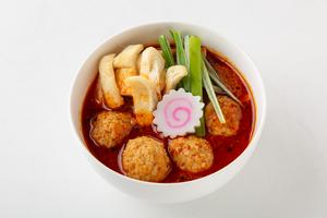 辛つくね肉汁うどん